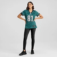 Maillot de match Nike Grant Calcaterra pour femme, vert nuit, Philadelphia Eagles