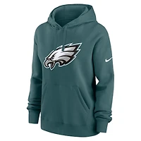 Sweat à capuche en molleton Nike vert Philadelphia Eagles Club pour femme