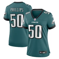 Women's Nike Jaelan Phillips Midnight Green Philadelphia Eagles Team  Game Jersey