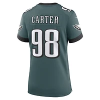 Women's Nike Jalen Carter  Midnight Green Philadelphia Eagles Team Game Jersey