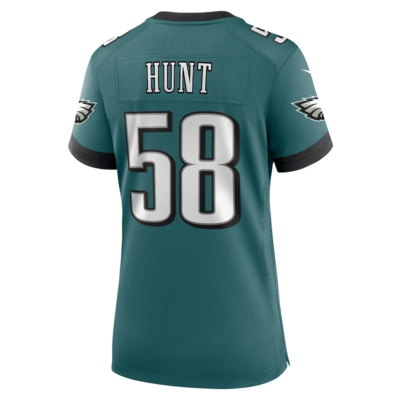 Women's Nike Jalyx Hunt Midnight Green Philadelphia Eagles Team Game Jersey