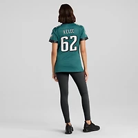 Maillot de match l'équipe Nike Jason Kelce pour femme, vert minuit, des Eagles Philadelphie