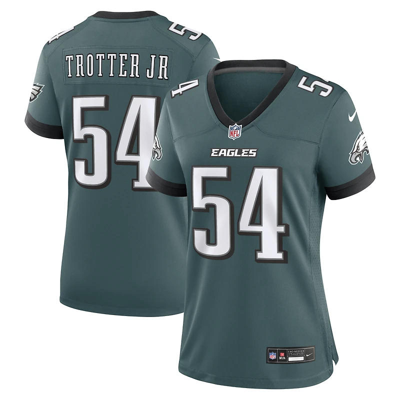 Women's Nike Jeremiah Trotter Jr. Midnight Green Philadelphia Eagles Team Game Jersey