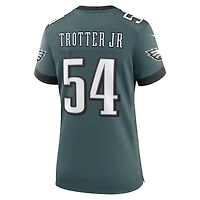 Maillot de match Nike pour femme Jeremiah Trotter Jr., vert nuit, Philadelphia Eagles