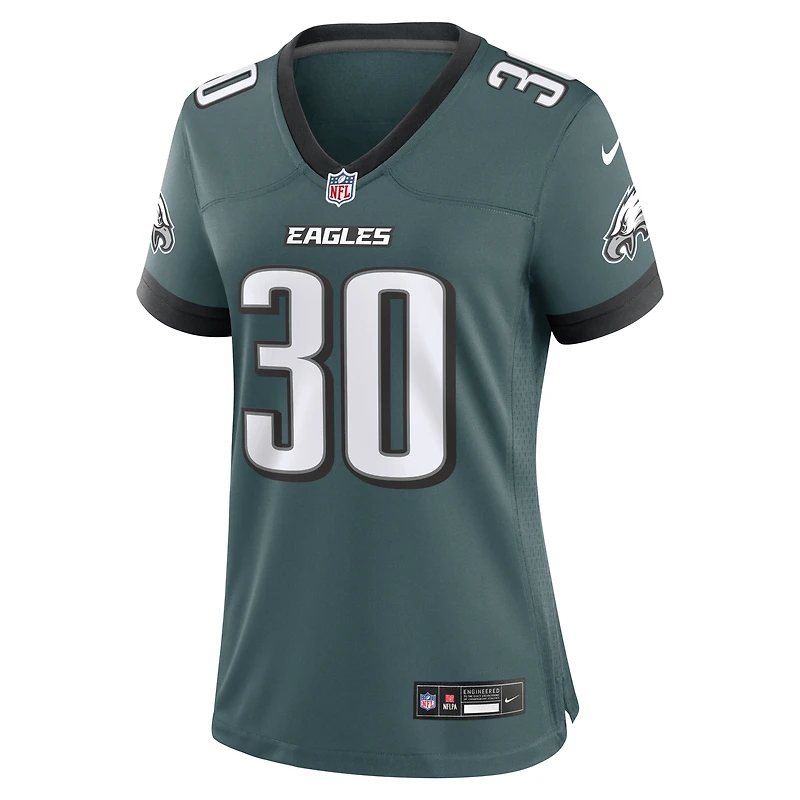 Women's Nike Jihaad Campbell  Midnight Green Philadelphia Eagles Team Game Jersey