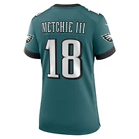 Women's Nike John Metchie III Midnight Green Philadelphia Eagles Team Game Jersey