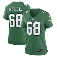 Maillot de match alternatif des Eagles Philadelphie Nike Jordan Mailata Kelly pour femme