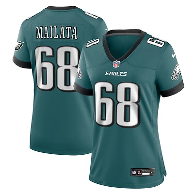 Maillot de match alternatif des Eagles Philadelphie Nike Jordan Mailata Kelly pour femme