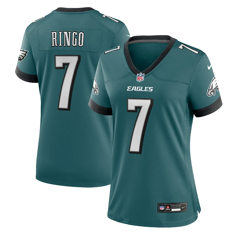 Women's Nike Kelee Ringo Midnight Green Philadelphia Eagles Team Game Jersey