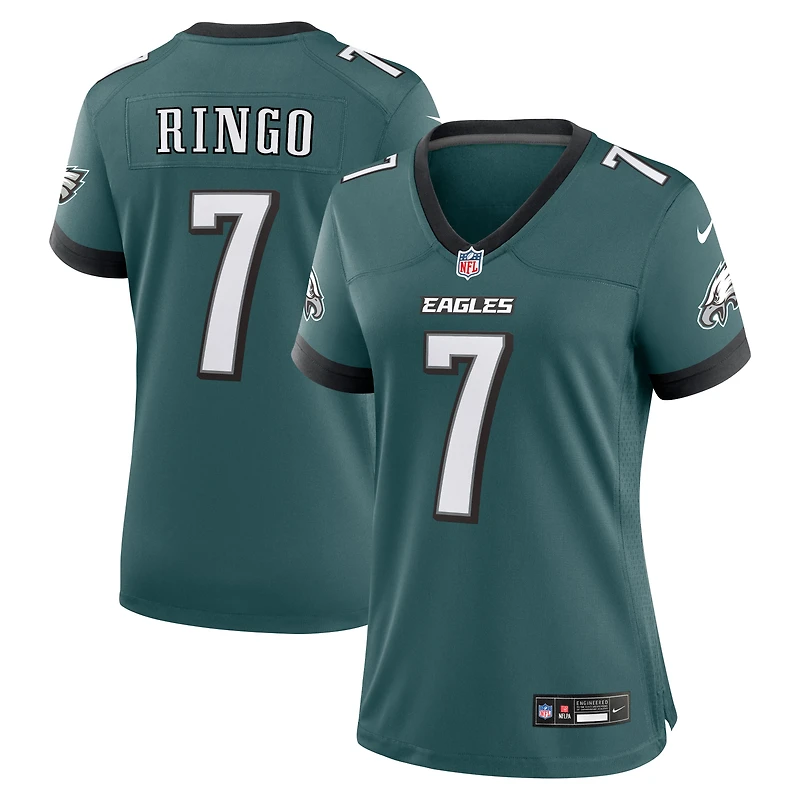 Maillot de match Nike Kelee Ringo vert nuit pour femme, Philadelphia Eagles