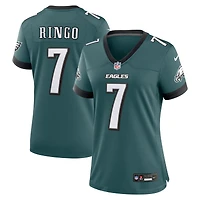 Maillot de match Nike Kelee Ringo vert nuit pour femme, Philadelphia Eagles