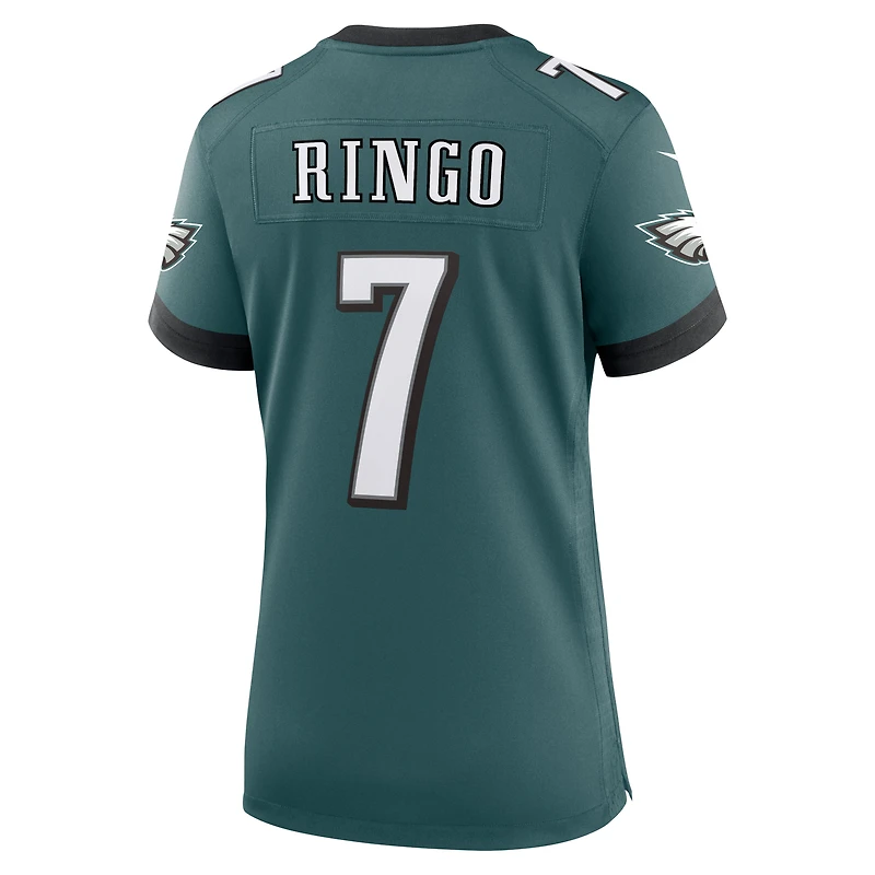 Maillot de match Nike Kelee Ringo vert nuit pour femme, Philadelphia Eagles
