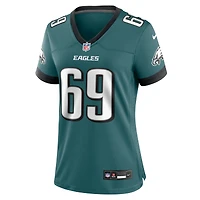 Women's Nike Landon Dickerson Midnight Green Philadelphia Eagles Team Game Jersey
