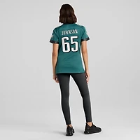 Women's Nike Lane Johnson Midnight Green Philadelphia Eagles Team Game Jersey