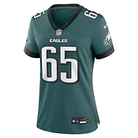 Maillot de match Nike Lane Johnson vert nuit pour femme, Philadelphia Eagles