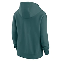 Women's Nike Midnight Green Philadelphia Eagles Club Logo Pullover Hoodie