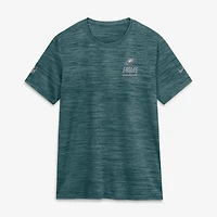 T-shirt Nike Dri-FIT vert nuit pour femme, Philadelphia Eagles, Sideline Velocity