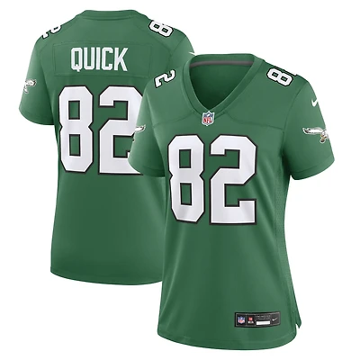Maillot de match alternatif des Eagles Philadelphie Nike Mike Quick Kelly vert pour femme