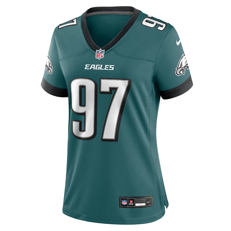 Women's Nike Moro Ojomo Midnight Green Philadelphia Eagles Team Game Jersey