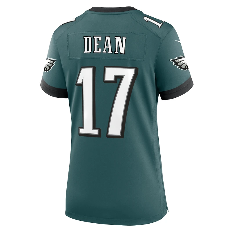 Women's Nike Nakobe Dean Midnight Green Philadelphia Eagles Team Game Jersey