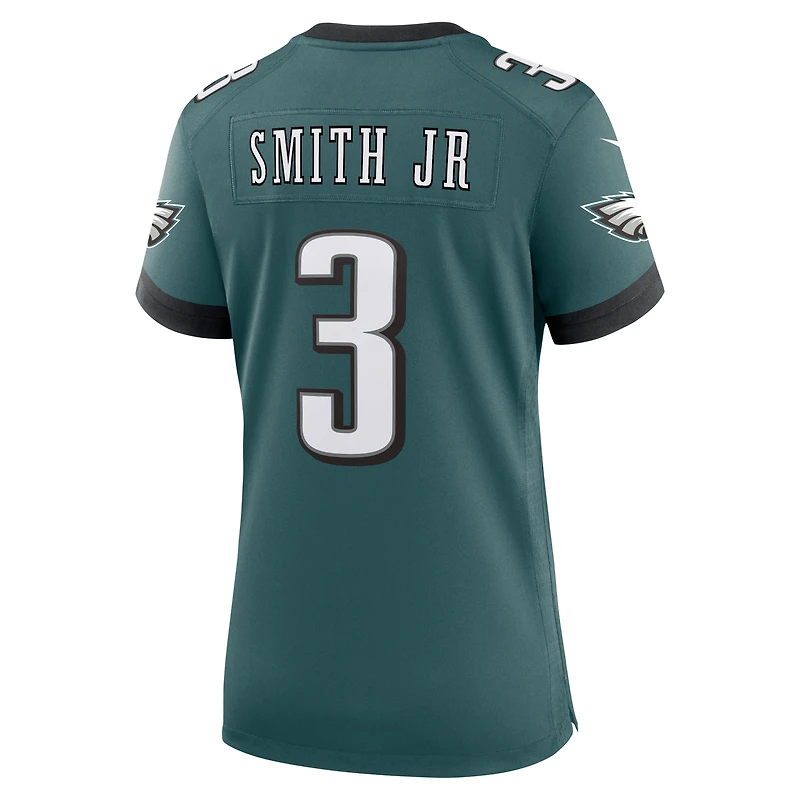 Maillot de match Nike Nolan Smith Jr. vert nuit pour femme, Philadelphia Eagles