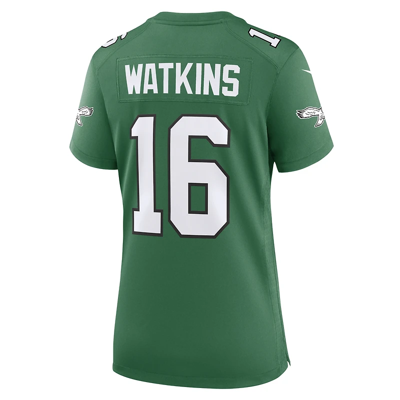 Women's Nike Quez Watkins Kelly Green Philadelphia Eagles Alternate Game Jersey