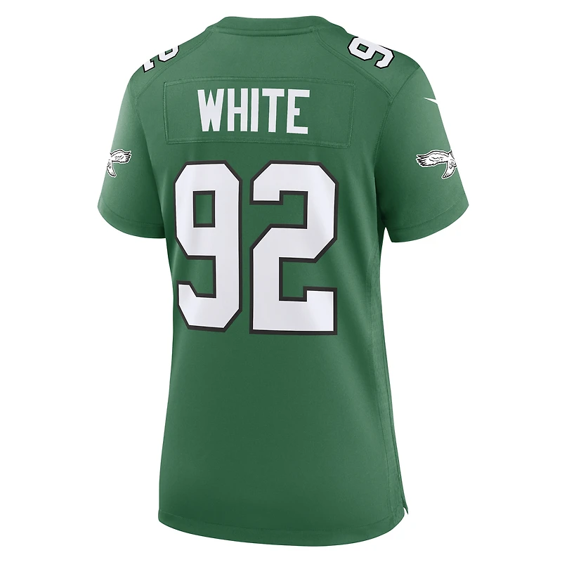 Women's Nike Reggie White Kelly Green Philadelphia Eagles Alternate Game Jersey
