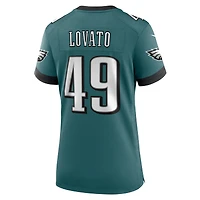 Maillot de match Nike Rick Lovato Midnight Green Philadelphia Eagles pour femme