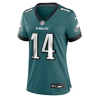 Maillot Nike Sam Howell pour femme, vert nuit, équipe des Philadelphia Eagles