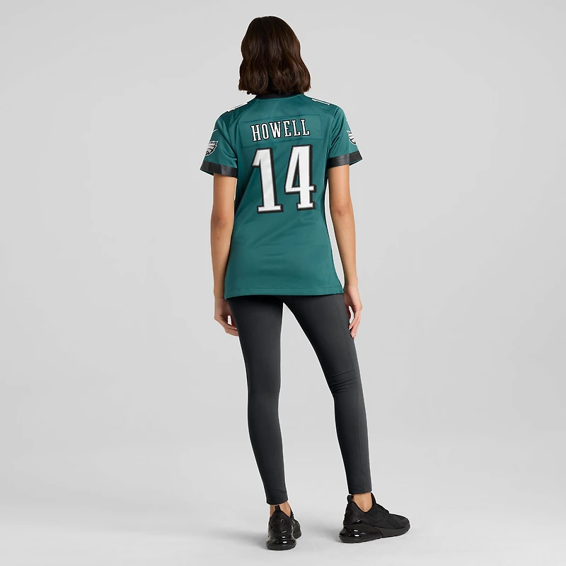 Maillot Nike Sam Howell pour femme, vert nuit, équipe des Philadelphia Eagles