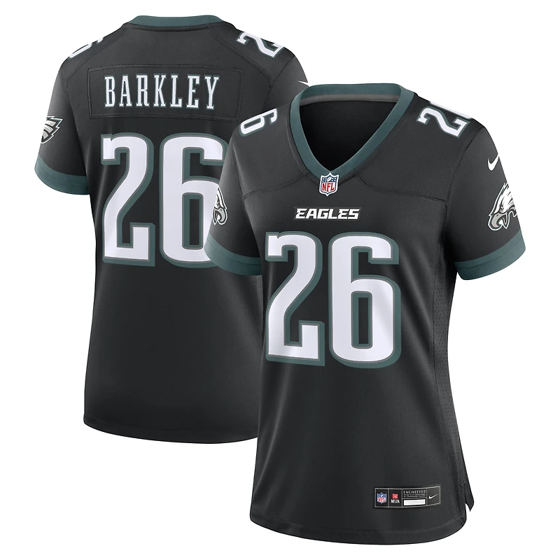 Women's Nike Saquon Barkley Black Philadelphia Eagles Alternate Game Jersey