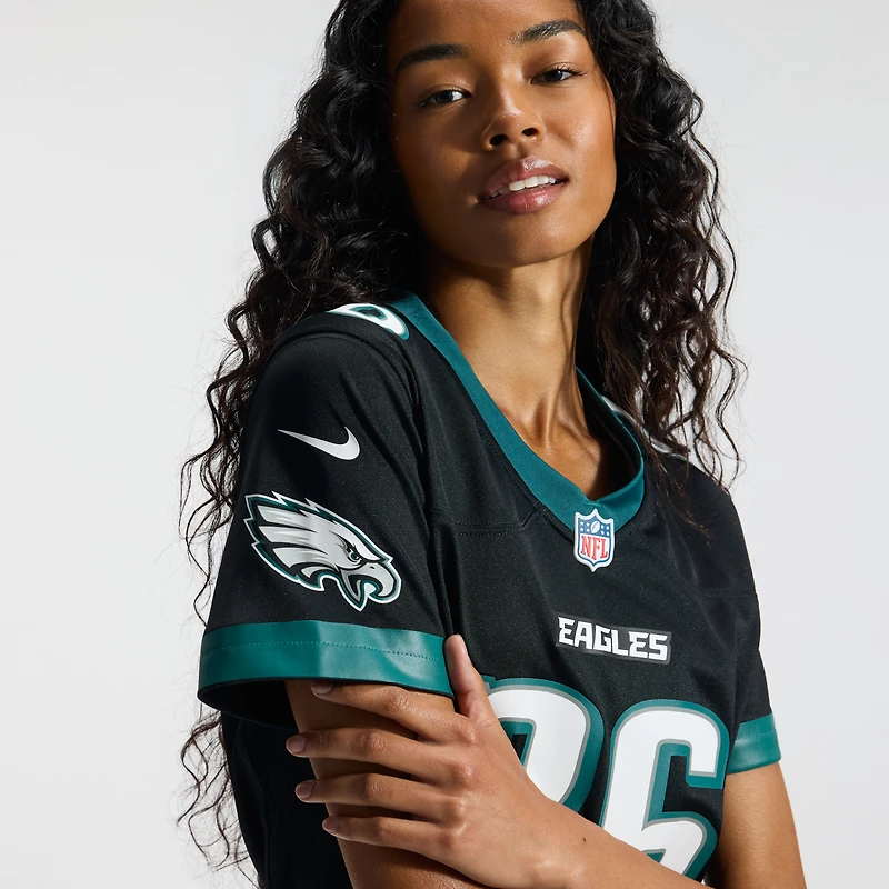 Women's Nike Saquon Barkley Black Philadelphia Eagles Alternate Game Jersey