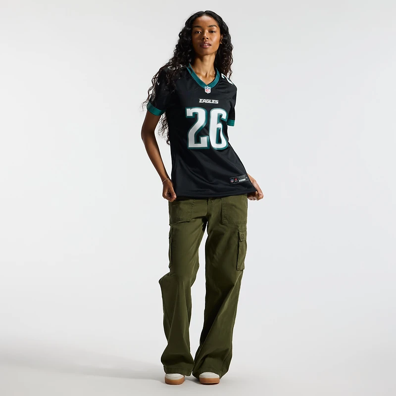 Women's Nike Saquon Barkley Black Philadelphia Eagles Alternate Game Jersey