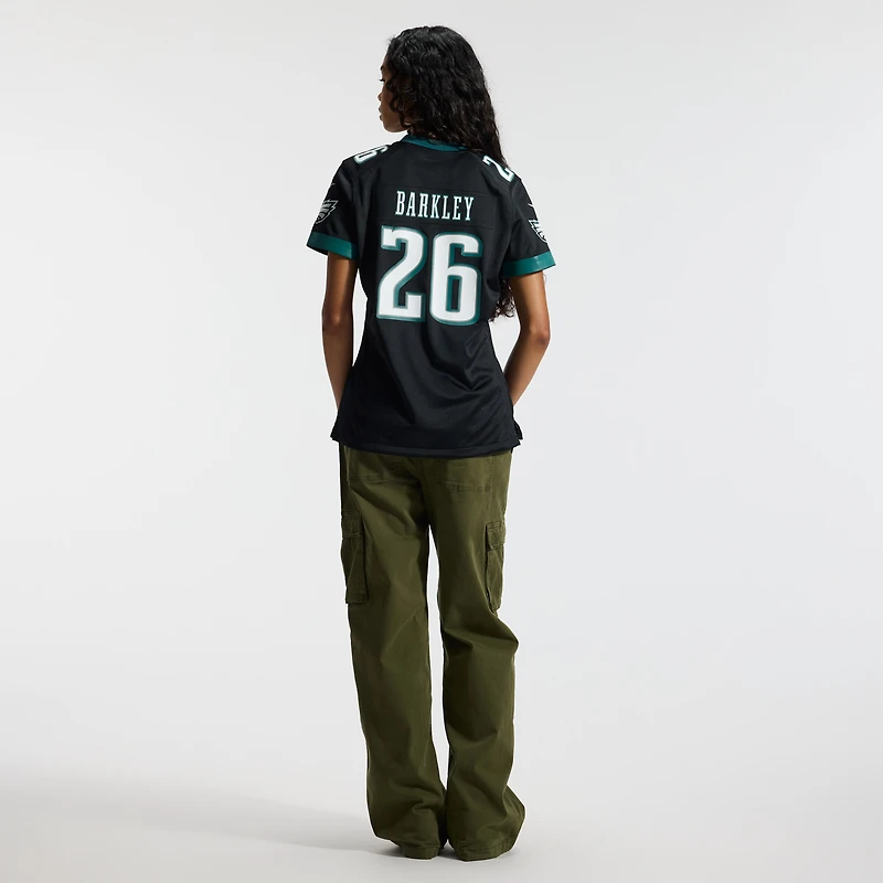 Women's Nike Saquon Barkley Black Philadelphia Eagles Alternate Game Jersey