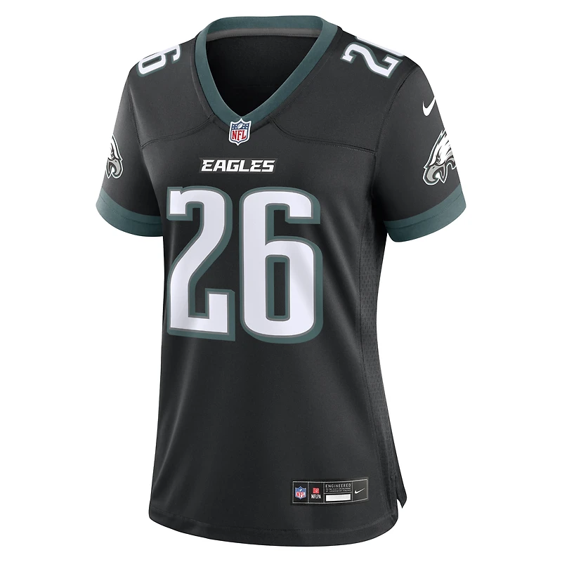 Women's Nike Saquon Barkley Black Philadelphia Eagles Alternate Game Jersey