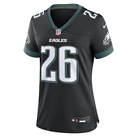 Women's Nike Saquon Barkley  Black Philadelphia Eagles Alternate Game Jersey