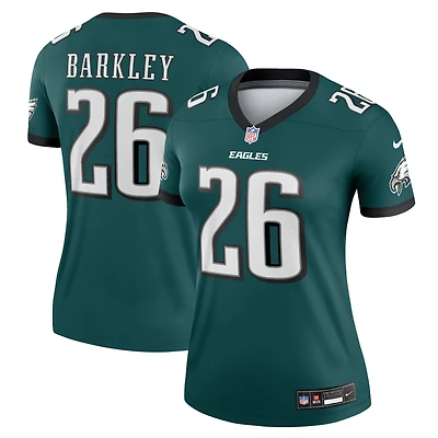 Haut Nike Saquon Barkley pour femme, vert nuit, joueur légendaire des Philadelphia Eagles