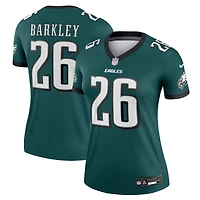 Haut Nike Saquon Barkley pour femme, vert nuit, joueur légendaire des Philadelphia Eagles