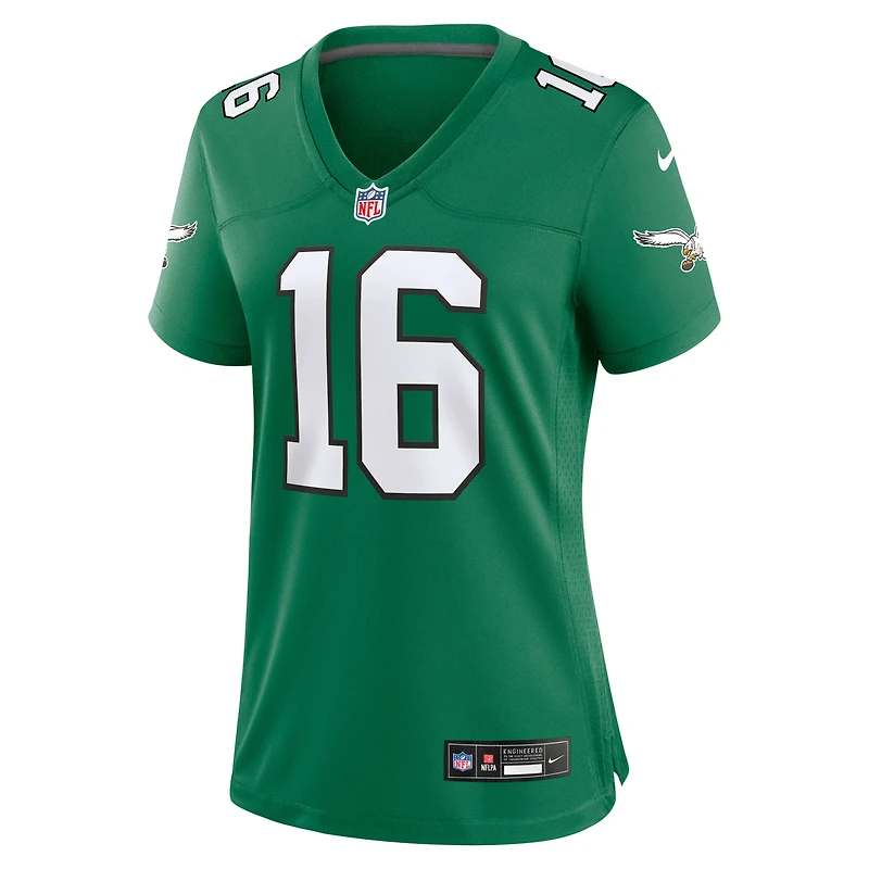 Women's Nike Tanner McKee Kelly Green Philadelphia Eagles Alternate Game Jersey
