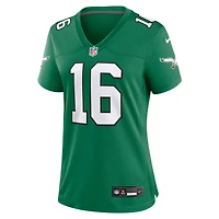 Women's Nike Tanner McKee Kelly Green Philadelphia Eagles Alternate Game Jersey