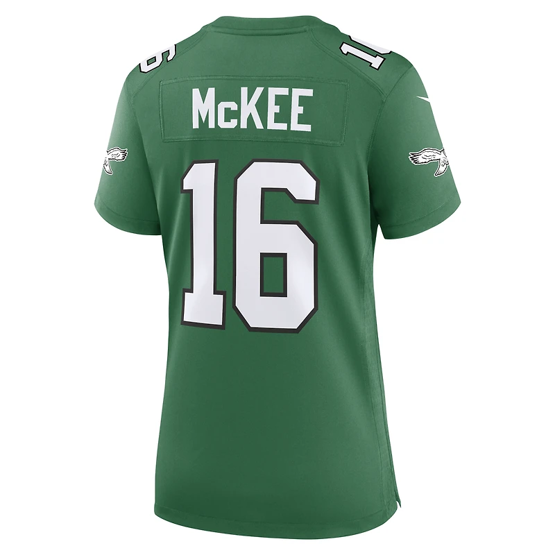 Women's Nike Tanner McKee Kelly Green Philadelphia Eagles Alternate Game Jersey
