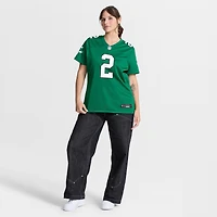 Maillot de match alternatif Nike Tariq Woolen vert Kelly pour femmes, Philadelphia Eagles