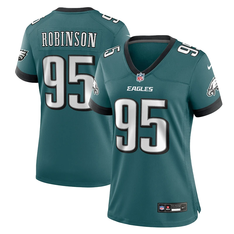 Women's Nike Ty Robinson Midnight Green Philadelphia Eagles Team Game Jersey