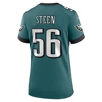 Women's Nike Tyler Steen Midnight Green Philadelphia Eagles Team Game Jersey