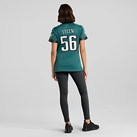 Women's Nike Tyler Steen Midnight Green Philadelphia Eagles Team Game Jersey