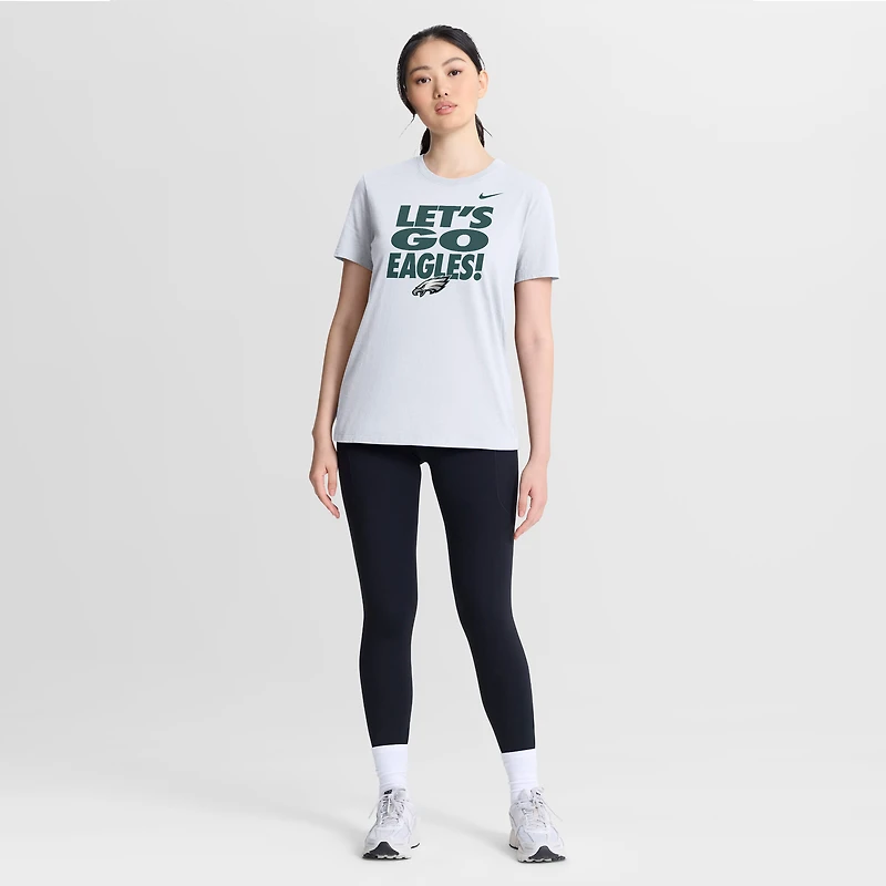 Women's Nike White Philadelphia Eagles Primetime T-Shirt