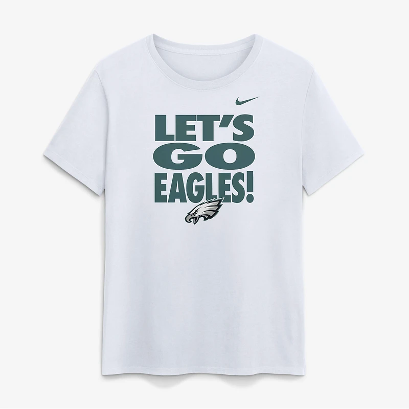 Women's Nike White Philadelphia Eagles Primetime T-Shirt