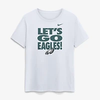 Women's Nike White Philadelphia Eagles Primetime T-Shirt
