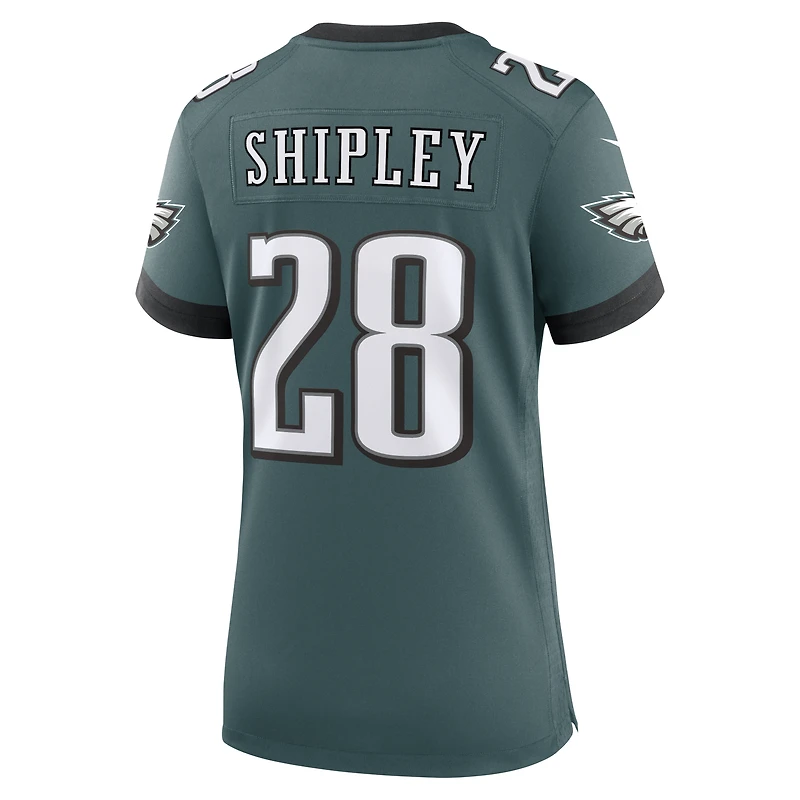 Women's Nike Will Shipley Midnight Green Philadelphia Eagles Team Game Jersey