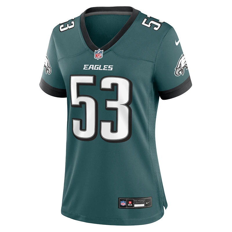 Women's Nike Zack Baun Midnight Green Philadelphia Eagles  Game Jersey